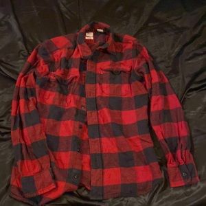 Levi’s red and black flannel
